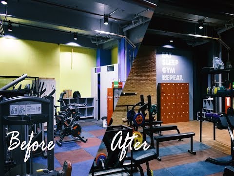 Redesign Gym Interior: before and after Transformation