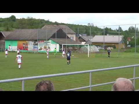 LKS Pisarowce - JKS Jarosław. Bramka Kacpra Ropa