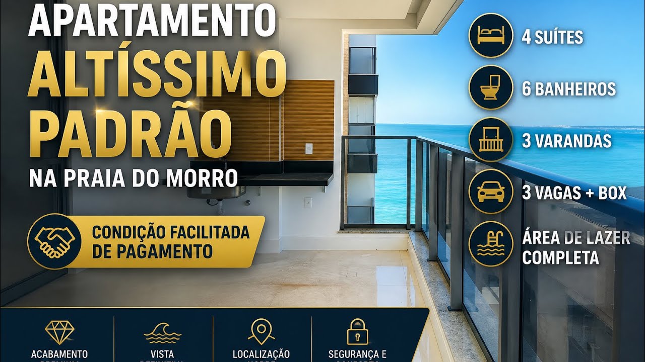 Apartamento com pagamento direto com a construtora na Beira Mar