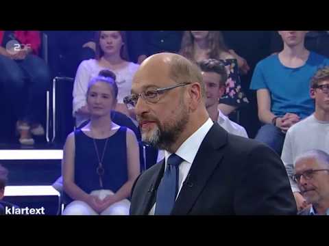 Schulz imitiert in ZDF Wahlarena Merkel und kassiert Abfuhr von Rentnerin