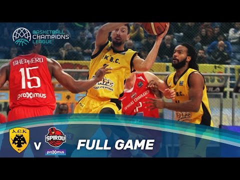 AEK v Proximus Spirou - Full Game - Basketball Champions League