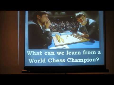 KVDC London Chess Conference 2015 lecture GM Simen Agdestein about chess and football