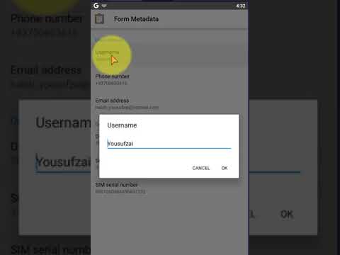 04 ODK Collect User and device identity data