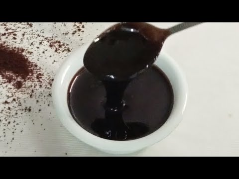 How to make Chocolate syrup at home | Chocolate ganache recipe|@haimasfood9626