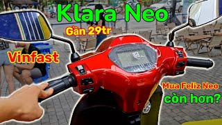 What does Vinfast Klara Neo have that makes it so much more expensive than Feliz Neo?