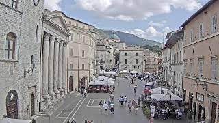 🔴Assisi - Piazza del Comune Live Webcam live webcam