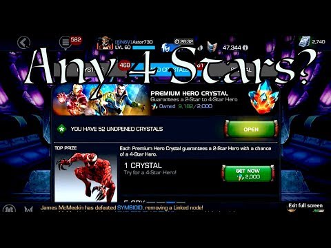 50 + Premium Hero Crystal Opening