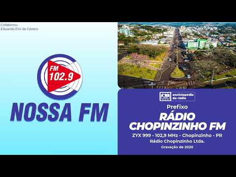Prefixo - Rádio Chopinzinho FM 102,9 MHz - Chopinzinho - PR (2020)
