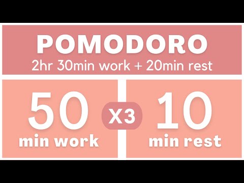 Técnica Pomodoro 50/10 - Pomodoro Timer