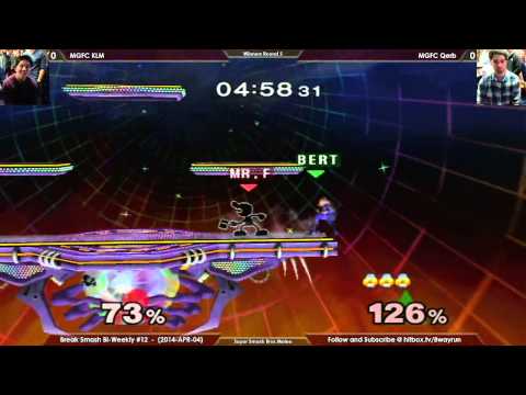 Break Smash #12   SSBM W5   MGFC Swedish Delight VS MGFC Qerb