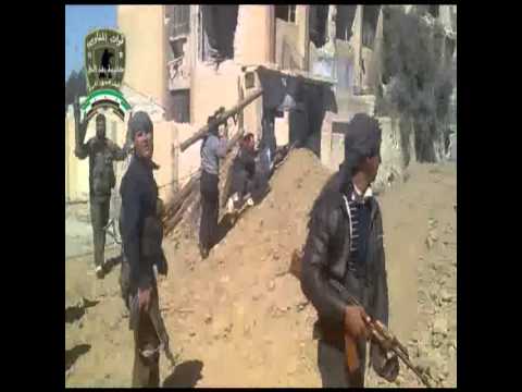 انفجار عربة بي ام بي في جبهة العتيبة في ريف دمشق بعد استهدافها من قبل كتيبة جند الحق