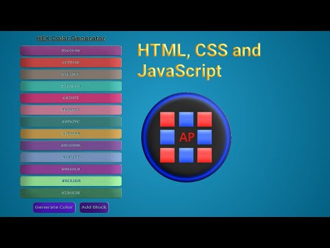 Hex Color Generator W Javascript %e2%9c%a8 Coding Css3 Htmlcss Webdesign Javascript Webdevelopment