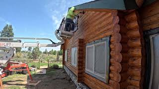 Oregon Log Home Repair and Refinishing