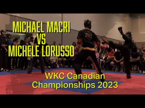 🤜🏻💥🤛🏻Michael Macri VS Michele Lorusso -  Sparring at WKC Canadian Championships 2023