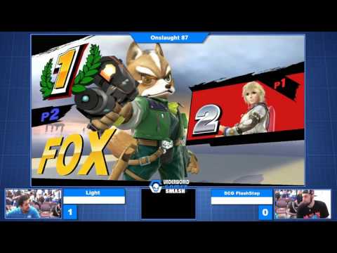 Onslaught 87 - Winner's Round 3: Light (Fox) vs Flashstep (Shulk)