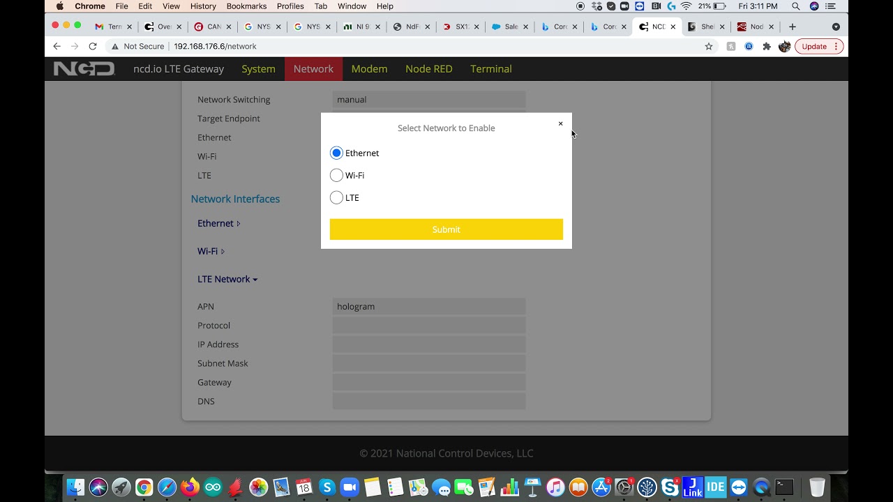 ncd.io Edge Computer Network Setup