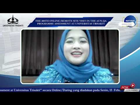 The 200th Online/Remote Site Visit in the AUN-QA Programme Assessment at Universitas Trisakti
