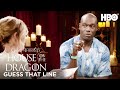 Steve Toussaint & Eve Best Play Guess That Line | House Of The Dragon | HBO