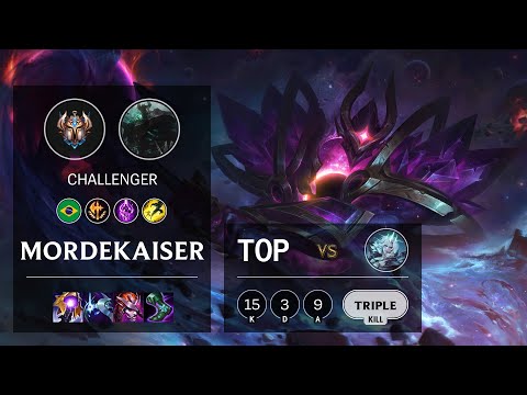 Mordekaiser Top vs Viego - BR Challenger Patch 11.14