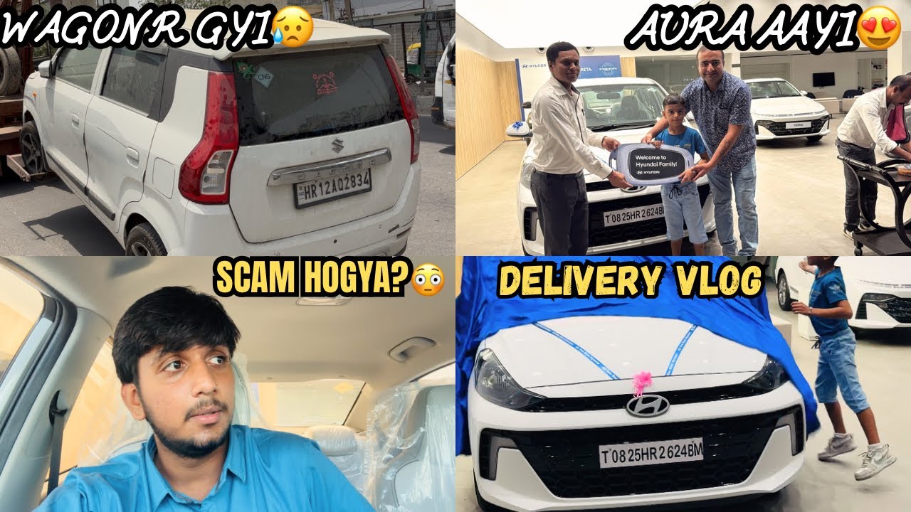 Delivery of Aura 2025 – Nayi Car Pehle Hi Chali Hui Thi!!😳 | DELIVERY VLOG | SCAM HOGYA?