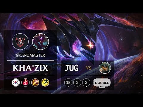 Kha'Zix Jungle vs Olaf - KR Grandmaster Patch 9.8