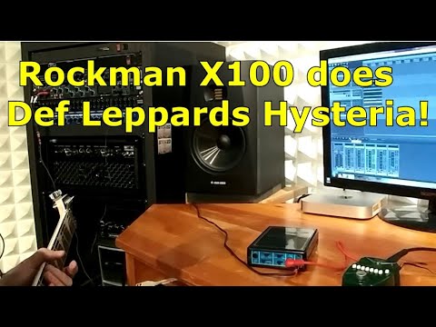 Rockman X100 used on Def Leppards Hysteria?#defleppard #rockman #x100