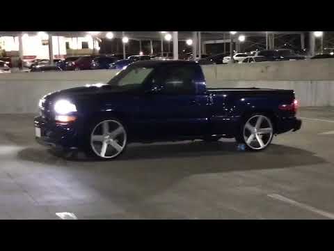 2001 SILVERADO LOWERED ON 24 DUB BALLERS