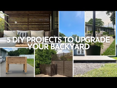 5 DIY Projects to Upgrade your Backyard