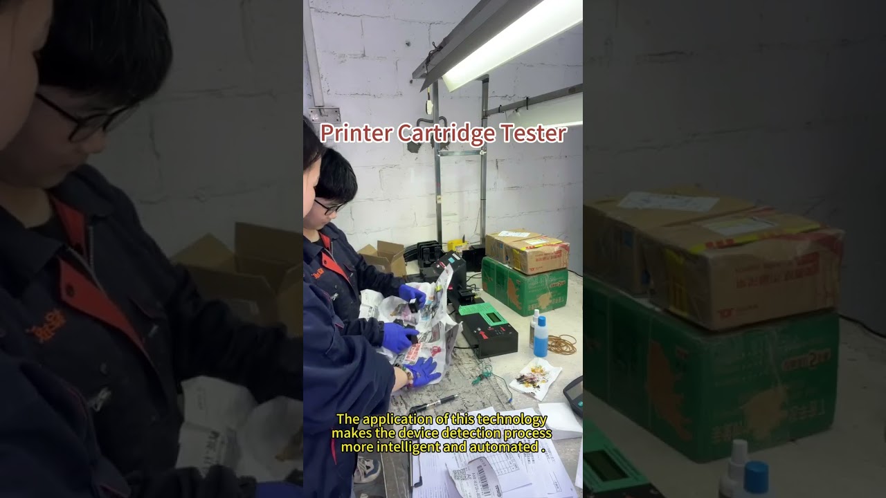 High Precision ink Cartridge Tester For HP. #hp  #machine  #empty #cartridge  #circuit  #tester