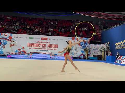 Kira Yablochnikova Hoop Russian Junior Championships 2024