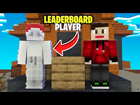 Playing With Leaderboard Player In BedWars | Nether Games | Minecraft PE