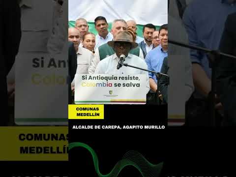 Palabras del  Alcalde de Carepa, Agapito Murillo sobre tema de ataques al departamento de Antioquia