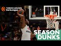 Donta Hall | Season Dunks | 2021-22 Turkish Airlines EuroLeague