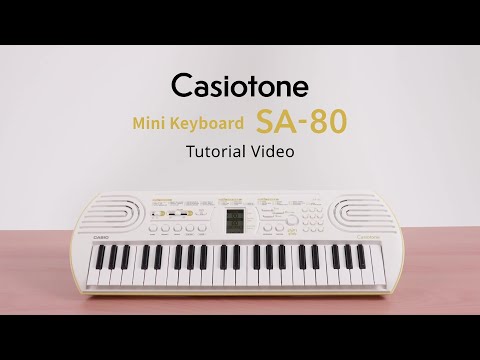 Детский синтезатор Casio SA-80