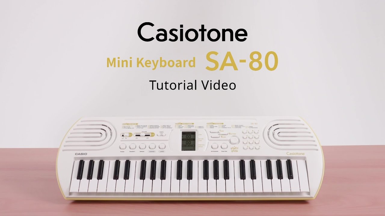 Casio Mini-clavier SA-80