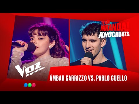 Ámbar Carrizzo vs. Pablo Cuello - Team Miranda! - Knockouts - La Voz Argentina 2025