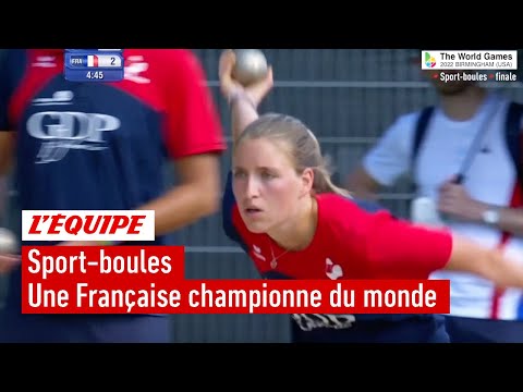 Progressive shooting in boules sport: Frenchwoman Ophélie Armanet crowned world champion