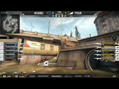 RGN EU Pro Series Closed Qualifier Group A Winners - Epsilon vs ArchAngel (BO3) Map 1 Overpass