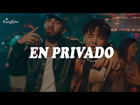 Xavi, Manuel Turizo - En Privado (Letra)