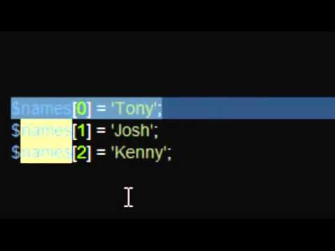 Php Tutorial 9 Arrays