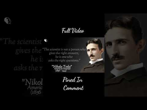 Famous Quotes of Nikola Tesla that you should listen in your young age #shorts