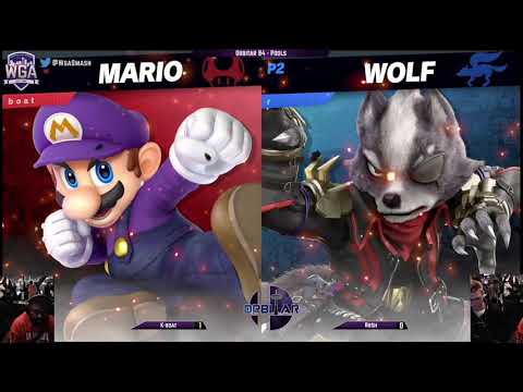 K-Boat (Mario) vs. Rush (Wolf) - Orbitar 84 - Pools