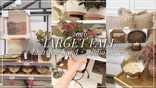 Target Fall Decor Shopping & Haul 🍂 | 2026 Target Fall Shop With Me | Studio McGee + Hearth & Hand!