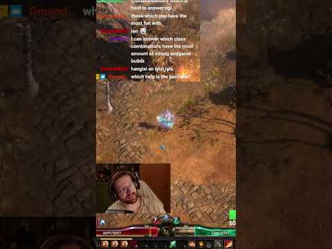BEST STARTER BUILD IN GRIM DAWN ft. no brain 💀 #grimdawn  #shorts