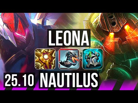 LEONA & Senna vs NAUTILUS & Lucian (SUP) | KR Master | 25.10