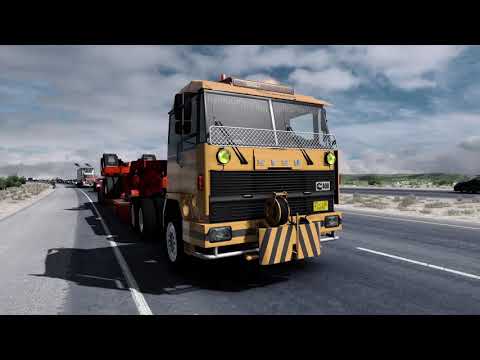 FS19 SISU M-Series With Stacked SCS Low Boys For American Truck Simulator