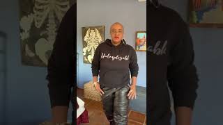 OOTW| Outfit of the Week - Black Unemployable Hoodie And faux leather joggers| Style Over 50