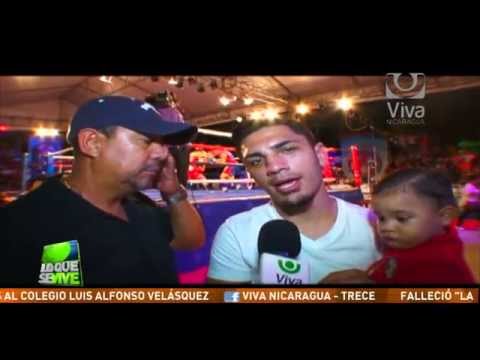 Randy Caballero visita la Copa Alexis Argüello