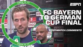Harry Kane and Vincent Kompany's comments after FC Bayern advance to German Cup Final 🎤 | ESPN FC