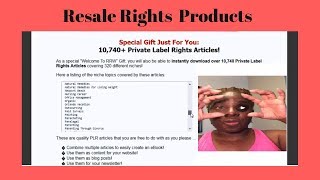 Resell Rights - how to find resell rights products to sell for profit